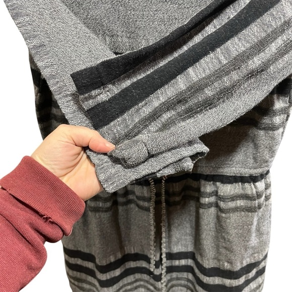 ACE & JIG ~ Grey and Black Heritage Striped Lake Dress Small - Picture 3 of 8